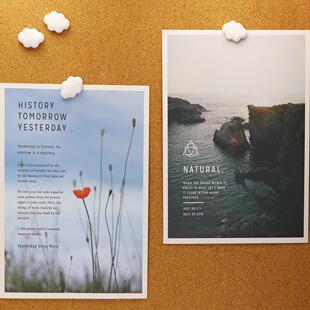 10个白色云朵可爱创意图钉按钉 软木毛毡板钉留言记事贴小钉子