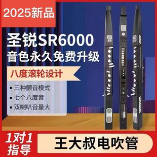 乐器国产电吹管葫芦丝电子笛萨克斯 王大叔电吹管圣锐SR6000新品
