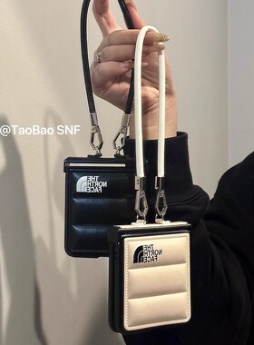 ins潮牌北面羽绒服适用华为pocket2/s折叠屏手机壳小米mixflip创意三星Galaxyzflip6/5/4全包p50pocket情侣款