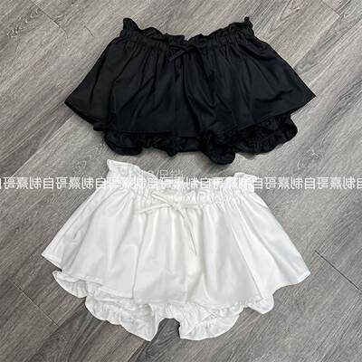 纯欲辣妹风甜美减龄蛋糕裙2026冬季新款高腰百木耳边防走光半身裙