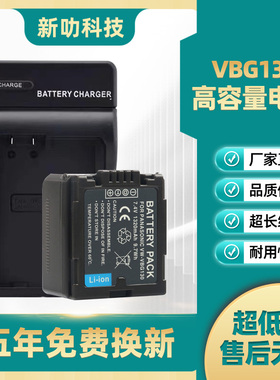 VW-VBG130电池适用松下VBG070 VBG390 TM20 DX1 SX5 VBG260充电器