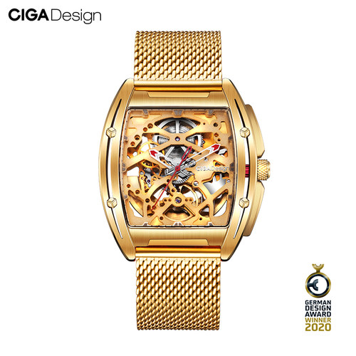 CIGAdesign玺佳锋芒金机械表