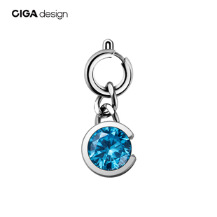 CIGA Design玺佳12色闪耀幸运石吊坠钻随心动艺术女表配件送女友
