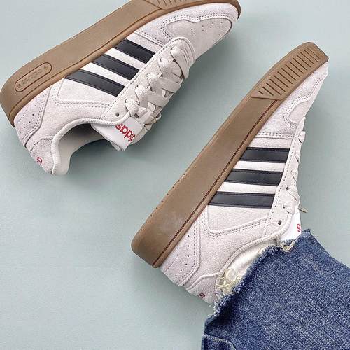 adidas D-PAD Classic 防滑耐磨 舒适减震 低帮 百搭运动休闲板鞋