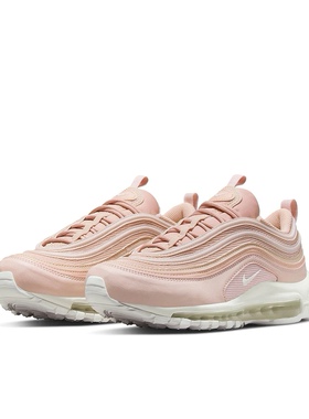 耐克Nike Air Max 97舒适百搭低帮跑步鞋女款/粉色/白色远仓