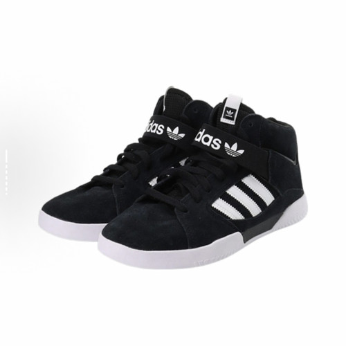 阿迪达斯adidas originals VRX MID休闲板鞋男女同款黑白EE6236