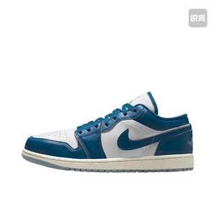耐克Nike Air Jordan 1 Low AJ1蓝白低帮篮球鞋FN5214-141追赶仓