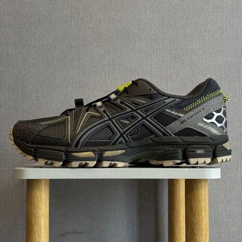AsicsGel-Kahana8抓地稳定缓震机能稳定透气抓地越野复古跑鞋深灰