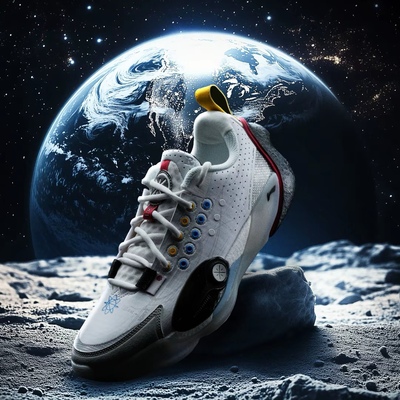 LiNing李宁 全城13 探索 䨻科技  低帮 篮球鞋 男款 白黑