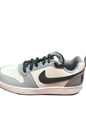 Nike Court Borough 舒适柔软 耐磨透气 低帮 板鞋 女款 灰色