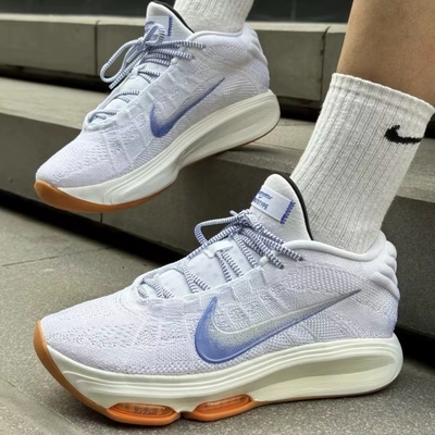 Nike Air Zoom GT Hustle 3 EP 舒适百搭 中帮 篮球鞋 白蓝