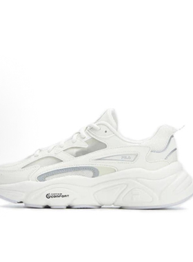 FILA斐乐Mars 1火星S火星1S皮革单层运动女款白灰F12W322109FGS