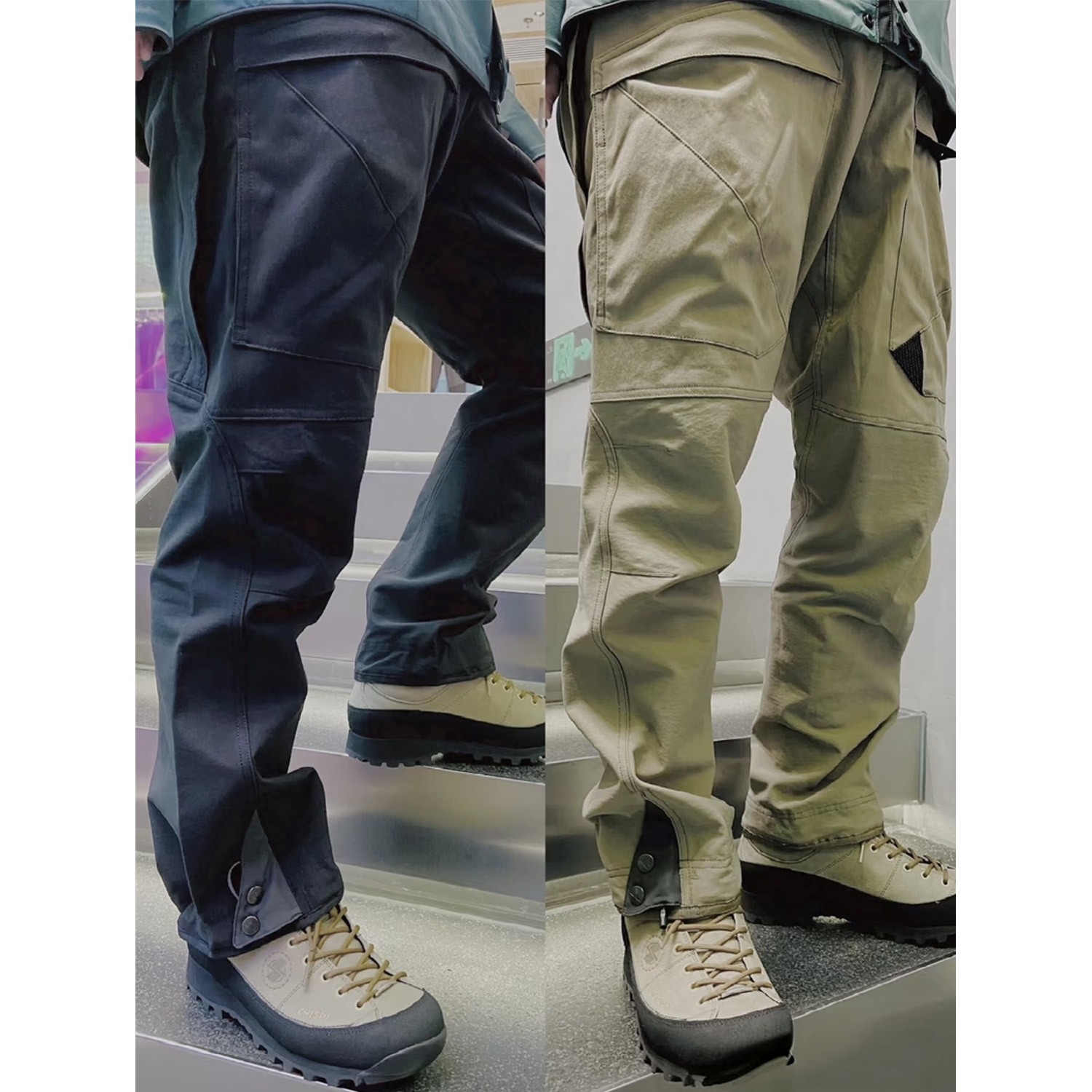 BP自制 三角鼠平替户外GERE3.0防风耐磨软壳冲锋裤速干防水登山裤