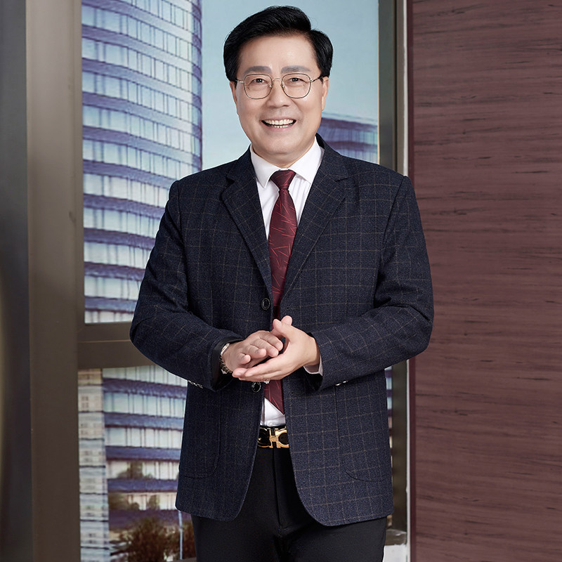 春秋中老年男士商务免烫西装夹克