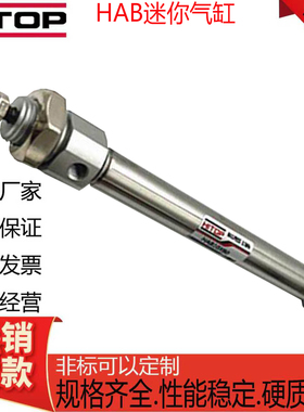HITOP恒拓高HABD6迷你气缸HAB6/10/16X10X20X25X40X50X60X75X100E