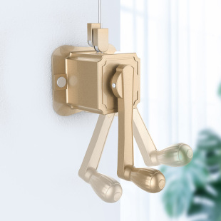 盼盼升降晾衣架手摇器阳台手摇晾衣杆升级省力手摇器