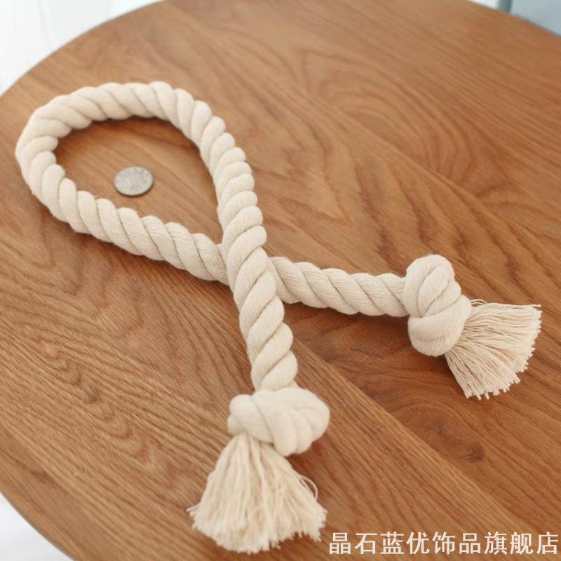窗帘窗纱装饰加粗棉麻窗帘绑绳卧室收拢挂绳北欧简约文艺风格
