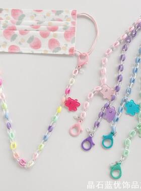 新款韩版简约卡通糖果色小熊