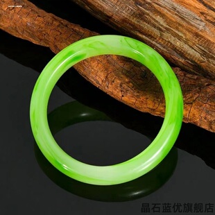 女生仿玉手镯古风汉服文艺镯子琉璃复古礼物仿真道具气质情人节