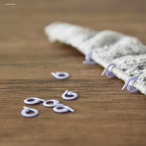 彩色开口记号扣 记数环记号圈一包20个 毛线手工钩编织diy工具