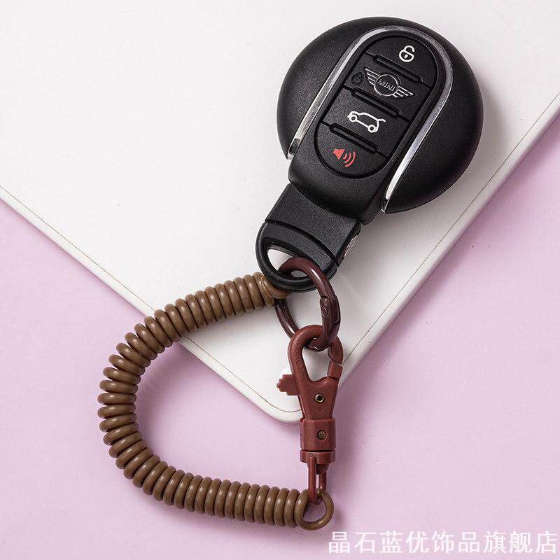 禁卡塑料弹簧个性门禁卡绳弹簧绳绳钥匙扣门禁卡家用收纳