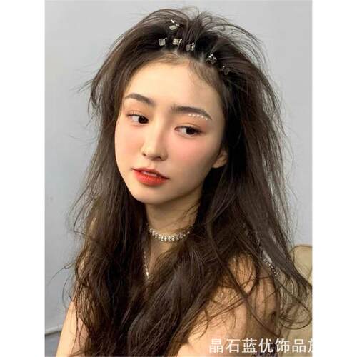 一字夹新手毛娘修毛定位夹工具cos假发修毛夹子鳄鱼夹固定发夹