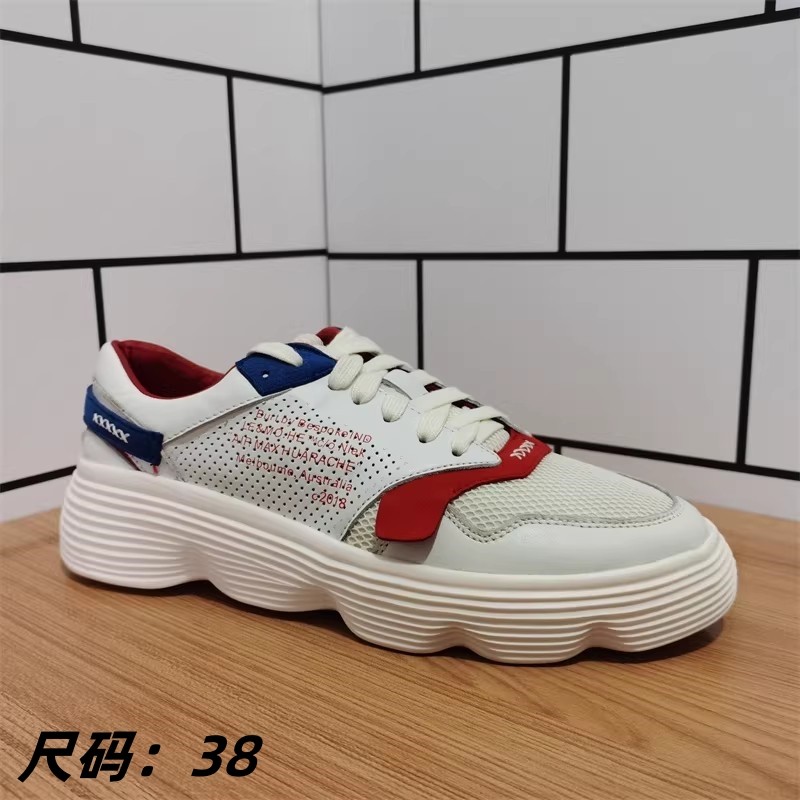 外贸真皮断码男鞋平底运动休闲鞋