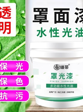 罩面漆外墙面透明光油清漆防水真石墙绘保护内墙乳胶漆水性罩光漆