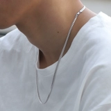 Ожерелье, универсальная цепочка в стиле хип-хоп, аксессуар, легкий роскошный стиль, простой и элегантный дизайн