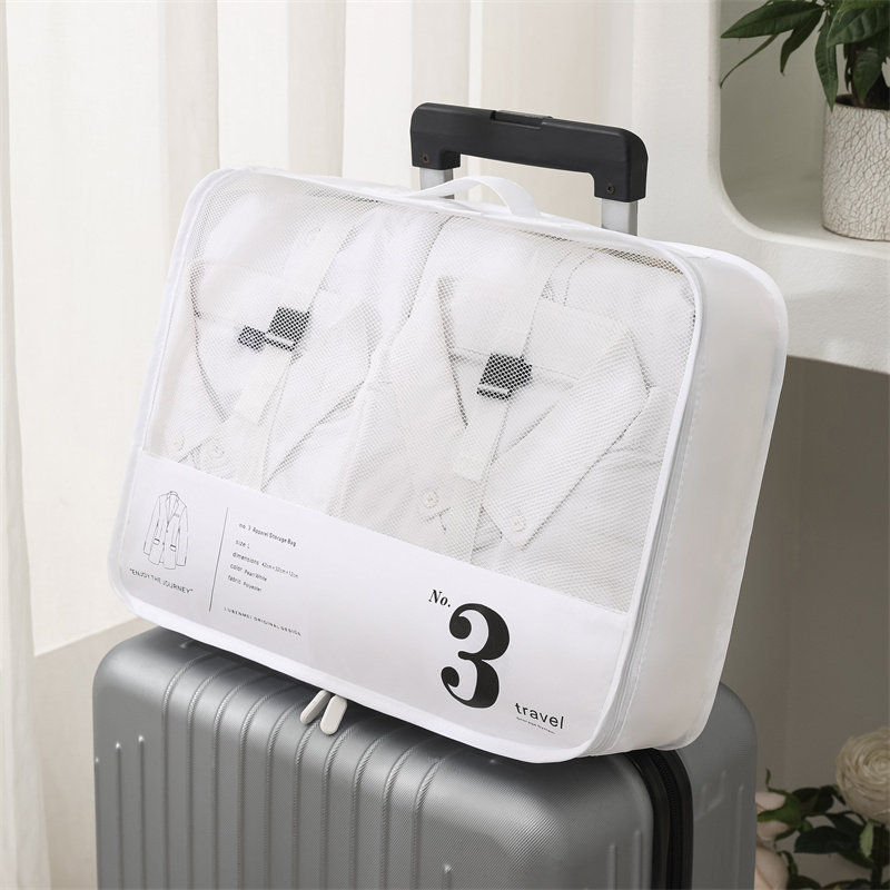 旅行收纳袋行李箱衣物分类收纳包打包旅游带插扣文胸内衣收纳套装