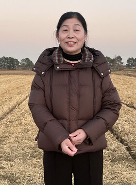中年妈妈面包服连帽羽绒服女保暖