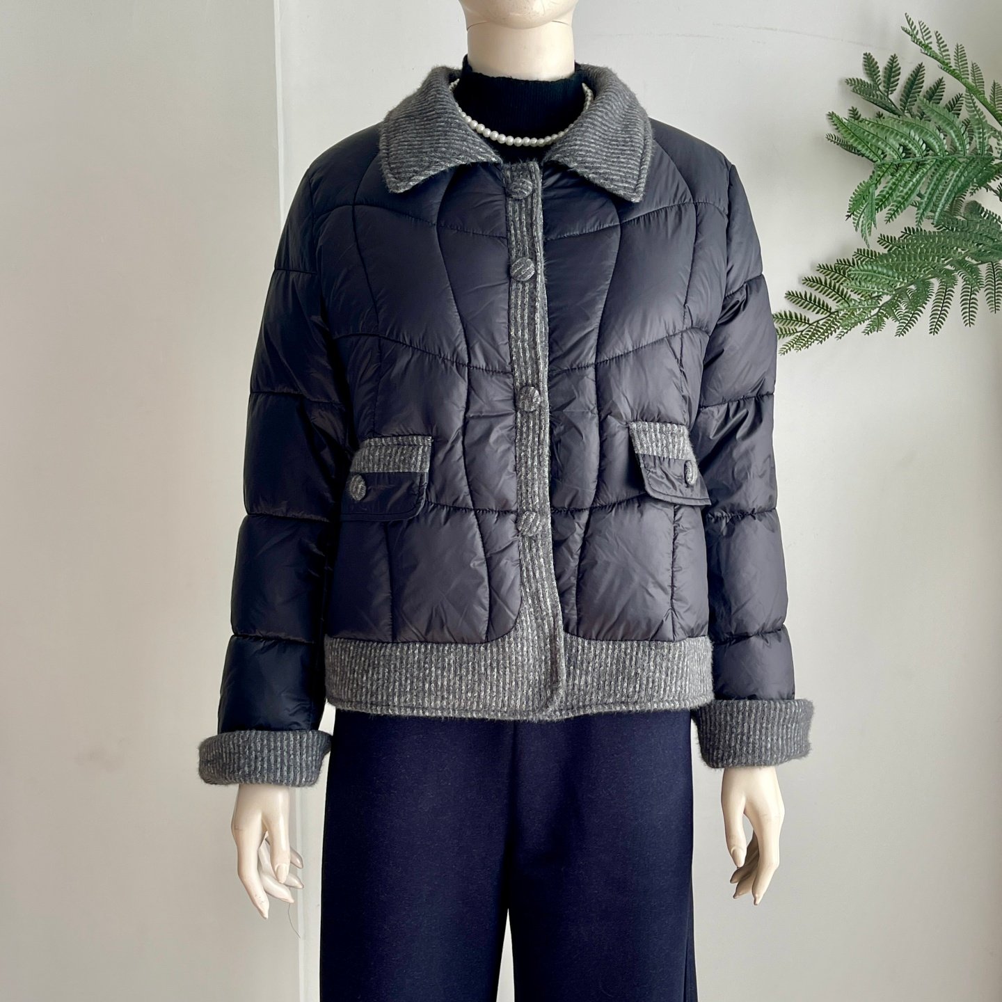 中年女妈妈装加厚棉袄外套2025冬季新款时尚减龄短款洋气保暖棉衣