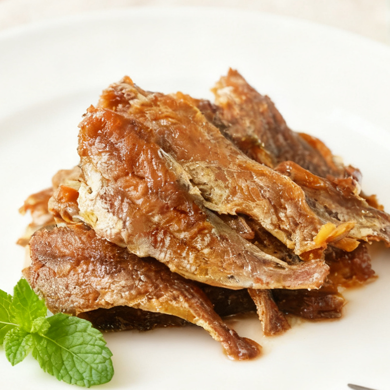 黄花鱼罐头香酥香辣老式风味海鲜