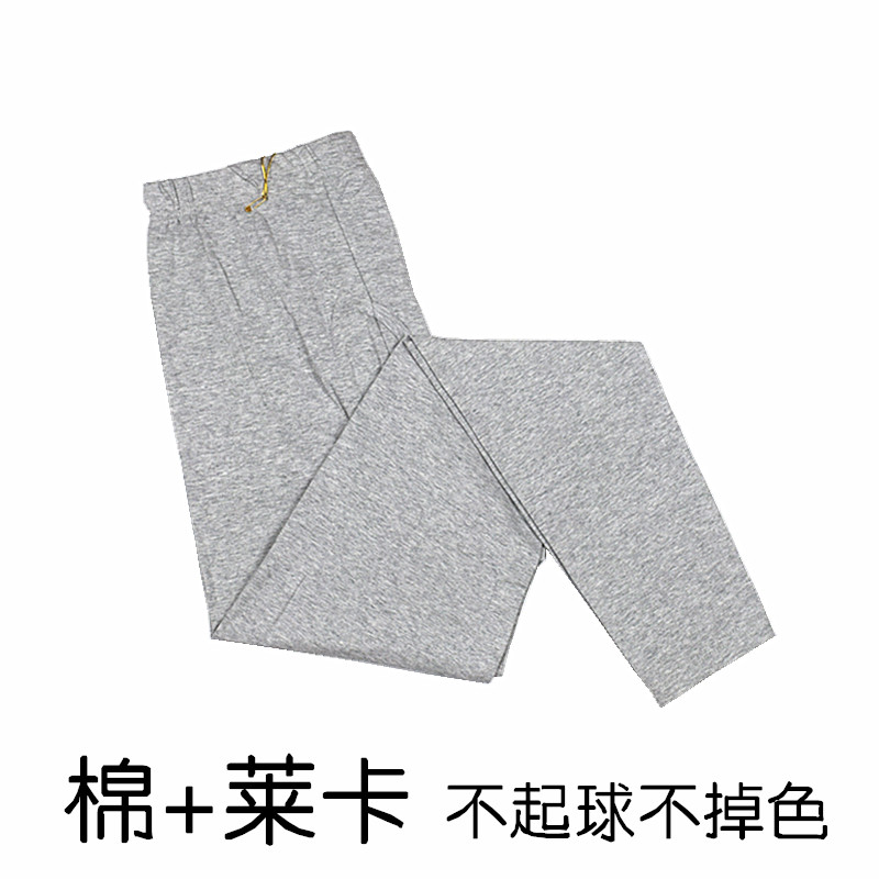 单件纯棉男士秋裤男纯棉青年薄款中老年保暖裤内裤线裤衬裤打底棉