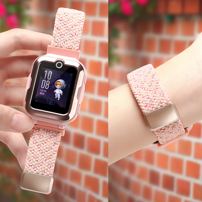 jetman适用华为儿童手表编织表带