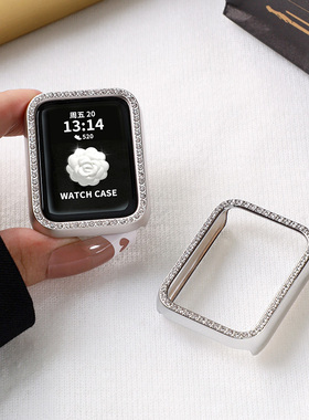 适用于小米手环9pro保护壳表带仿钻镂空半包表壳xiaomi8pro全包保护套壳膜一体防摔耐磨钢化膜运动9pro配件