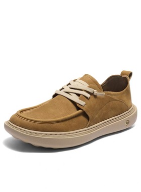 商场同款2025新款男鞋厚底真皮牛皮休闲鞋男士冬季工装鞋8VD01CM5