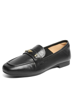 商场同款女鞋子羊皮乐福鞋25秋季新款软平底豆豆深口单鞋E3C1DCA5