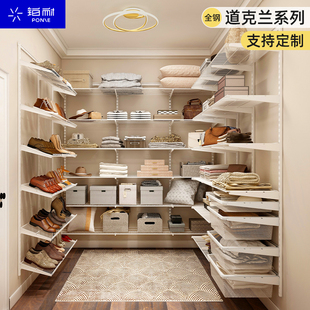 800库八百库置物架上墙金属架储物柜储物间储藏室玄关壁挂式 定制