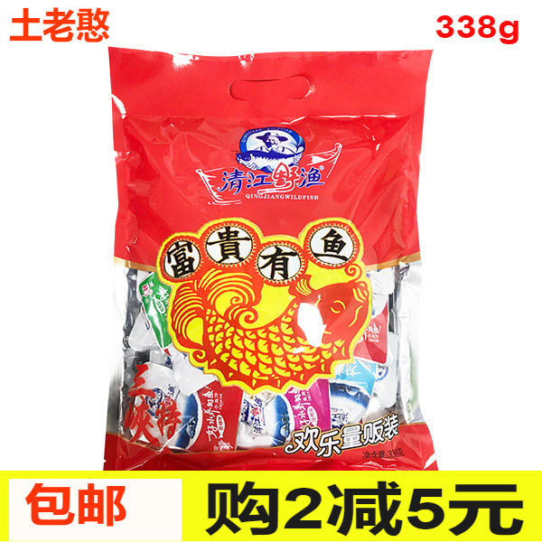 土老憨清江野渔小鱼仔鱼肉干袋装湖北宜昌三峡特产富贵有鱼338g