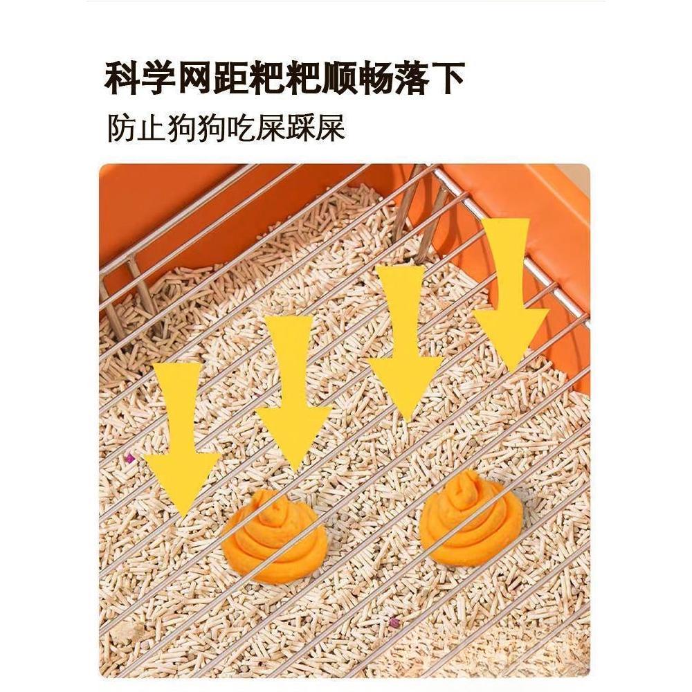 不锈钢狗厕所防踩屎小型犬狗尿盆狗砂盆尿尿盆大小便用品