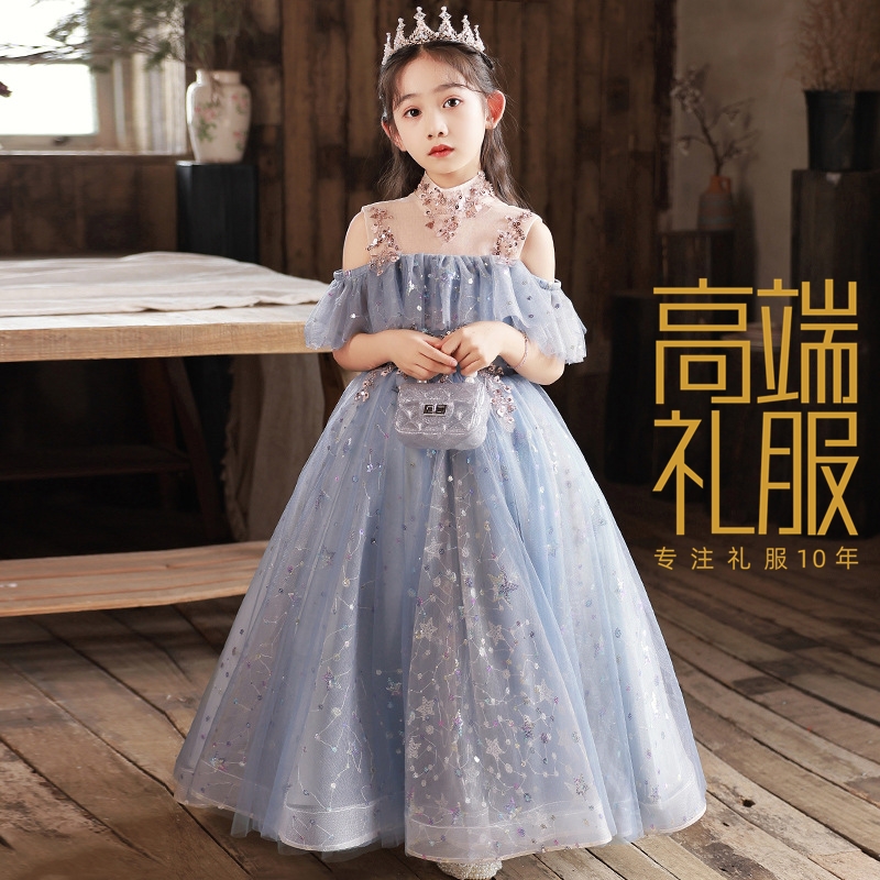 儿童礼服重工洋气生日甜美洋气