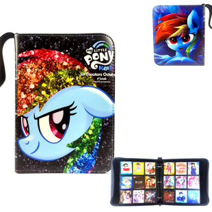 小马宝莉卡册内页高颜值九宫格大容量小卡片收纳册可爱风集收藏册