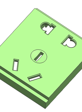 插座面盖注塑模具设计19057-三维+二维图8张+文档