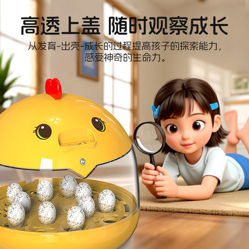 孵化器新款小鸡芦丁鸡小鸟鸽子鹦鹉鹌鹑孵蛋器智能孵化机3Q孵化箱