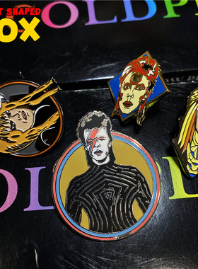 大卫鲍伊DavidBowie胸针徽章