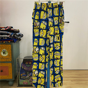 卑鄙 睡裤 长裤 我卡通家居裤