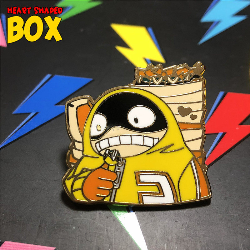 我的英雄学院胖胖橡胶卡通胸针徽章