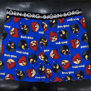 生气小鸟卡通家居裤睡裤短裤