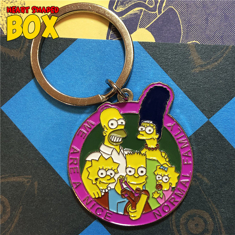 阿森卡通金属钥匙扣挂件